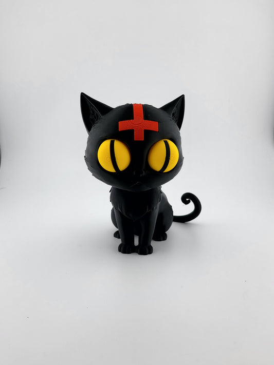 Dämonische Katze mit Totem